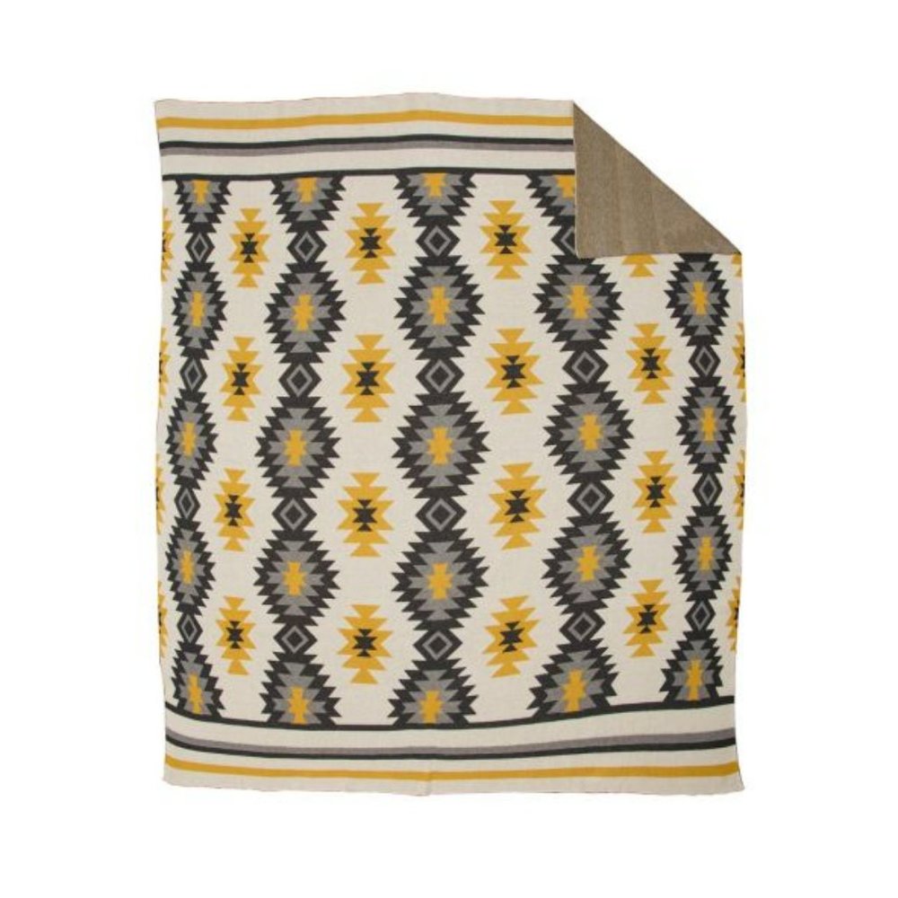 Cooly-Wooly Aztec Print Throw